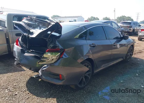 2019 Honda Civic Sedan Sport из США, поврежденный, VIN 19XFC2F85KE039459